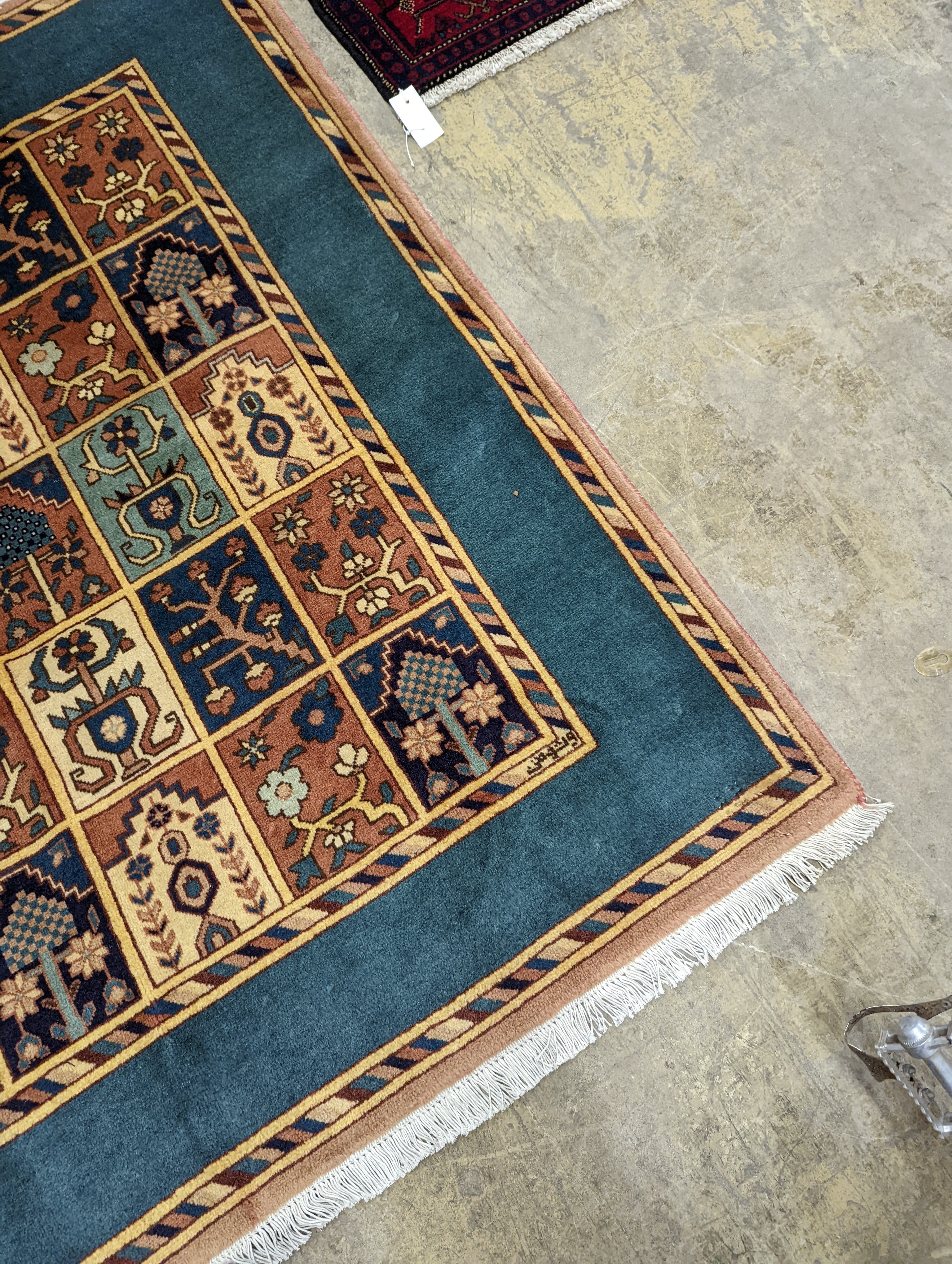 A Shiraz Gabbeh rug, 150 x 138cm